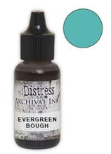 Charger l'image dans la galerie, Tim Holtz® Re-Inkers can be used to re-ink Distress Archival Ink Pads, which are sold separately. They are Acid Free, Non-Toxic and Fade Resistant. Package contains one Tim Holtz® Distress® Archival Re-Inker, 0.5 ounces. Available in assorted colors, each sold separately. Made in the USA. Available at Embellish Away located in Bowmanville Ontario Canada. Evergreen Bough.