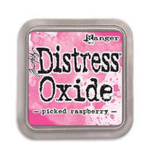 Load image into Gallery viewer, Tim Holtz - Distress Oxide Pad - Large. Create an aged look on papers, fibers, photos and more! This package contains one 2-1/4x2-1/4 inch ink pad. Comes in a variety of distressed colors. Each sold separately. Available at Embellish Away located in Bowmanville Ontario Canada. Picked Raspberry.