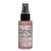 將圖片載入圖庫檢視器 Tim Holtz - Distress Oxide Spray. Creates oxidized effects when sprayed with water. Use for quick and easy ink coverage on porous surfaces. Spray through stencils, layer colors, spritz with water and watch the color mix and blend. Available at Embellish Away located in Bowmanville Ontario Canada. Victorian Velvet