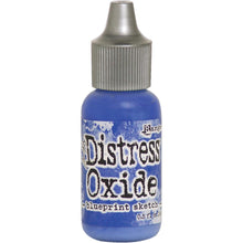 Charger l'image dans la galerie, Tim Holtz - Distress Oxides Reinker. Tim Holtz-Ranger Distress Oxides Reinkers. This water-reactive dye and pigment ink fusion creates an oxidized effect when sprayed with water. Use to re-ink Distress Oxide Ink Pads (sold separately). Available at Embellish Away located in Bowmanville Ontario Canada. Blueprint Sketch