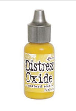 Charger l'image dans la galerie, Tim Holtz-Ranger Distress Oxides Reinkers. This water-reactive dye and pigment ink fusion creates an oxidized effect when sprayed with water. Use to re-ink Distress Oxide Ink Pads (sold separately). Available at Embellish Away located in Bowmanville Ontario Canada. Mustard Seed