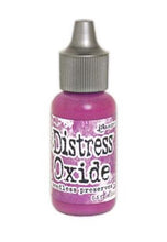 Charger l'image dans la galerie, Tim Holtz-Ranger Distress Oxides Reinkers. This water-reactive dye and pigment ink fusion creates an oxidized effect when sprayed with water. Use to re-ink Distress Oxide Ink Pads (sold separately). Available at Embellish Away located in Bowmanville Ontario Canada. Seedless Perserves