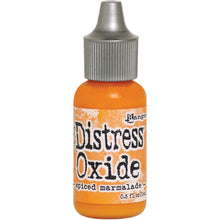 Charger l'image dans la galerie, Tim Holtz-Ranger Distress Oxides Reinkers. This water-reactive dye and pigment ink fusion creates an oxidized effect when sprayed with water. Use to re-ink Distress Oxide Ink Pads (sold separately). Available at Embellish Away located in Bowmanville Ontario Canada. Spiced Marmalade.