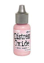 Charger l'image dans la galerie, Tim Holtz-Ranger Distress Oxides Reinkers. This water-reactive dye and pigment ink fusion creates an oxidized effect when sprayed with water. Use to re-ink Distress Oxide Ink Pads (sold separately). Available at Embellish Away located in Bowmanville Ontario Canada. Spun Sugar