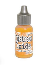 Charger l'image dans la galerie, Tim Holtz-Ranger Distress Oxides Reinkers. This water-reactive dye and pigment ink fusion creates an oxidized effect when sprayed with water. Use to re-ink Distress Oxide Ink Pads (sold separately). Available at Embellish Away located in Bowmanville Ontario Canada. Wild Honey