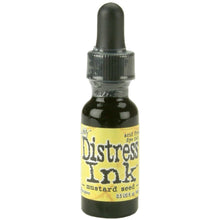 Charger l'image dans la galerie, Tim Holtz - Distress Reinker. Create an aged look on papers, fibers, photos and more! This package contains one 0.5oz bottle of distress ink. Acid free. Conforms to ASTM D4236. Comes in a variety of colors. Each sold separately. Available at Embellish Away located in Bowmanville Ontario. Mustard Seed