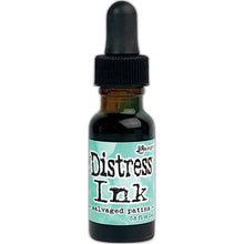 Charger l'image dans la galerie, Tim Holtz - Distress Reinker. Create an aged look on papers, fibers, photos and more! This package contains one 0.5oz bottle of distress ink. Acid free. Conforms to ASTM D4236. Comes in a variety of colors. Each sold separately. Available at Embellish Away located in Bowmanville Ontario. Salvaged Patina