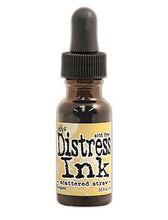 Charger l'image dans la galerie, Tim Holtz - Distress Reinker. Create an aged look on papers, fibers, photos and more! This package contains one 0.5oz bottle of distress ink. Acid free. Conforms to ASTM D4236. Comes in a variety of colors. Each sold separately. Available at Embellish Away located in Bowmanville Ontario. Scattered Straw