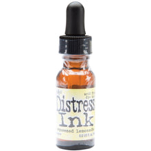 Charger l'image dans la galerie, Tim Holtz - Distress Reinker. Create an aged look on papers, fibers, photos and more! This package contains one 0.5oz bottle of distress ink. Acid free. Conforms to ASTM D4236. Comes in a variety of colors. Each sold separately. Available at Embellish Away located in Bowmanville Ontario. Squeezed Lemonade