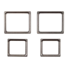 Charger l'image dans la galerie, Tim Holtz - Idea-Ology - Metal Photo Frames - 4/Pkg. Add a touch of elegance to your creations with these Frames. These frames are crafted from brushed silver metal, providing a sleek and sophisticated look that is sure to elevate your projects. Available at Embellish Away located in Bowmanville Ontario Canada.