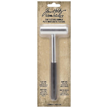 Charger l'image dans la galerie, Tim Holtz - Idea-Ology - Texture Hammer. The Tim Holtz Tiny Texture Hammer small size makes it ideal for intricate tasks such as denting metal embellishments and hammering nails into craft projects with precision. Available at Embellish Away located in Bowmanville Ontario Canada.