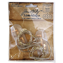 Charger l'image dans la galerie, Tim Holtz - Idea-Ology Battery - Operated Wire Light Strands - 2/Pkg - Tiny Lights - Clear (No Batteries). While you need the perfect paper to start your project, you also need the perfect embellishment! Requires two 3V 2032 batteries, not included. Available at Embellish Away located in Bowmanville Ontario Canada.