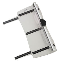 Load image into Gallery viewer, Tim Holtz - Rotary Media Trimmer. Featuring a geared rotary cutting blade, this trimmer effortlessly cuts through a range of crafting mediums. Available at Embellish Away located in Bowmanville Ontario Canada.