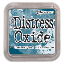 Load image into Gallery viewer, Tim Holtz - Distress Oxide Pad - Large. Create an aged look on papers, fibers, photos and more! This package contains one 2-1/4x2-1/4 inch ink pad. Comes in a variety of distressed colors. Each sold separately. Available at Embellish Away located in Bowmanville Ontario Canada. Uncharted Mariner