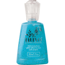 Load image into Gallery viewer, The Glitter Accents enable you to create a three-dimensional glitter effect on any project with this shimmering adhesive. Perfect for decorating, paper craft and mixed media projects. Available at Embellish Away located in Bowmanville Ontario Canada. Atlantic Drift