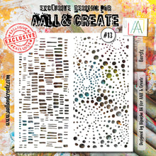 Charger l'image dans la galerie, AALL &amp; Create - Stencil - 13 - Bursts. Size: 15.4x15.4 | 6"x6". Available at Embellish Away located in Bowmanville Ontario Canada.
