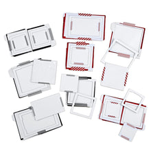 Load image into Gallery viewer, 49 And Market - Chipboard Frames - Christmas Spectacular 2023. 18 pieces of thin adhesive backed chipboard shapes. This set includes various sized frames and journaler pieces. These pieces can be added to all your crafting projects. Available at Embellish Away located in Bowmanville Ontario Canada.
