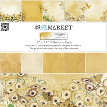 Cargar imagen en el visor de la galería, 49 And Market - Collection Pack 12"X12" - Color Swatch: Ochre. This pack includes 10 sheets of double-sided heavy weight cardstock. Available at Embellish Away located in Bowmanville Ontario Canada.
