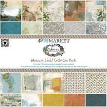Charger l'image dans la galerie, 49 And Market - Collection Pack 12"X12" - Wherever. Wherever you go you are surrounded by rich earthy browns, soft blues of the skies and the calming shades of green throughout nature. Available at Embellish Away located in Bowmanville Ontario Canada.

