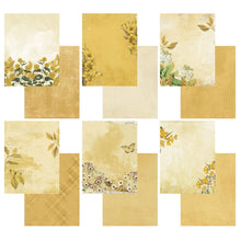 將圖片載入圖庫檢視器 49 And Market - Collection Pack 6"X8" - Color Swatch: Ochre. The 6x8 Ochre Paper Collection Pack has a total of 18 sheets (3 each of 6 double-sided patterned papers) plus 2 extra patterns on the inside of the cover sheets. Available at Embellish Away located in Bowmanville Ontario Canada.
