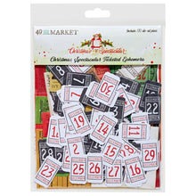 Load image into Gallery viewer, 49 And Market - Ephemera - Christmas Spectacular 2023 - Ticketed. 110 mix and match die-cut pieces. Pack is comprised of tickets, music sheets and receipt cards. Pieces are die-cut from heavy weight cardstock. Available at Embellish Away located in Bowmanville Ontario Canada.
