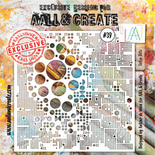 Charger l'image dans la galerie, AALL &amp; Create - Stencil - 039 - Lotza Dotz. Size: 15.4x15.4 | 6"x6". Available at Embellish Away located in Bowmanville Ontario Canada.
