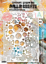 Charger l'image dans la galerie, AALL &amp; Create - Stencil - 087 - Totally Dotty. Designed by Autor de Mwa. Size: 8.3"x11.7". Available at Embellish Away located in Bowmanville Ontario Canada
