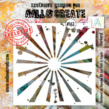 Cargar imagen en el visor de la galería, AALL &amp; Create - Stencil - 163 - Starburst. Size: 15.4x15.4 | 6"x6". Available at Embellish Away located in Bowmanville Ontario Canada.
