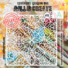 Charger l'image dans la galerie, AALL &amp; Create - Stencil - 78 - Cloister Grille. Size: 15.4x15.4 | 6"x6". Available at Embellish Away located in Bowmanville Ontario Canada.

