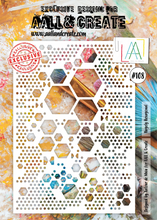 Charger l'image dans la galerie, AALL and Create Stencil - 108 - Hugely Hexagonal. Designed by Autor de Mwa. Size: 8.3"x11.7". Available at Embellish Away located in Bowmanville Ontario Canada.
