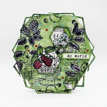 Charger l'image dans la galerie, AALL and Create Stencil - 108 - Hugely Hexagonal. Designed by Autor de Mwa. Size: 8.3"x11.7". Available at Embellish Away located in Bowmanville Ontario Canada. Example by brand ambassador.
