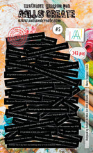 Load image into Gallery viewer, Aall &amp; Create - Ephemera - #5 - Sharp Tongues - Black. Ephemera Die Cuts - 243 die-cuts per pack. Beautifully designed card cut outs. Pieces vary.
