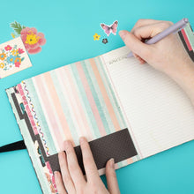 Load image into Gallery viewer, American Crafts - Ephemera Die-Cuts 66/Pkg - Icons, Gold Foil - April And Ivy. Introducing April and Ivy by American Crafts- a paper collection that effortlessly combines vintage allure, eclectic flair, and vibrant energy. Available at Embellish Away located in Bowmanville Ontario Canada. Example by brand ambassador.
