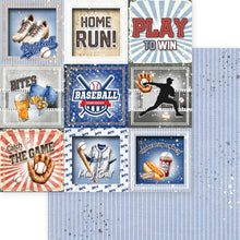 Charger l'image dans la galerie, Asuka Studio -  12X12 Collection Pack - Baseball. 12 sheets, 80lbs double sided. Available at Embellish Away located in Bowmanville Ontario Canada.
