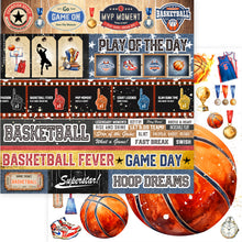 Charger l'image dans la galerie, Asuka Studio -  12X12 Collection Pack - Basketball. 12 sheets, 80lbs double sided. Available at Embellish Away located in Bowmanville Ontario Canada.
