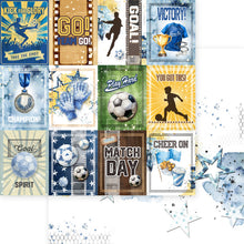 Cargar imagen en el visor de la galería, Asuka Studio 12X12 Collection Pack Matchday Football/Soccer. 12 sheets, 80lbs double sided. Available at Embellish Away located in Bowmanville Ontario Canada.
