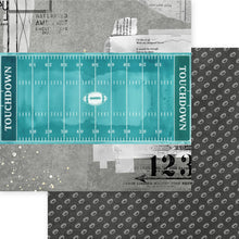 Load image into Gallery viewer, Asuka Studio -  12X12 Collection Pack - Touchdown Football. 12 sheets, 80lbs double sided. Available at Embellish Away located in Bowmanville Ontario Canada.
