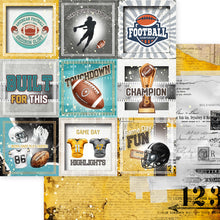Load image into Gallery viewer, Asuka Studio -  12X12 Collection Pack - Touchdown Football. 12 sheets, 80lbs double sided. Available at Embellish Away located in Bowmanville Ontario Canada.
