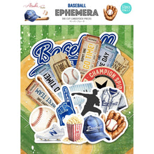 Cargar imagen en el visor de la galería, Asuka Studio - Ephemera - Baseball - 32 pieces. Each piece approx. 1.1" x 1.1" to 2.0". Available at Embellish Away located in Bowmanville Ontario Canada.
