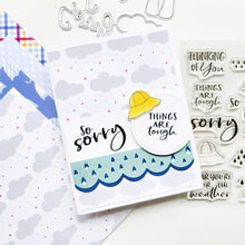 Charger l'image dans la galerie, Catherine Pooler - 6x6 Patterned Paper - Signature Sorry. Available at Embellish Away located in Bowmanville Ontario Canada. Example by Erika at Catherine Pooler Designs.
