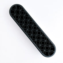 Load image into Gallery viewer, Catherine Pooler - Brush-N-Tool Holder. This silicone holder will store your brushes, markers, other tools and even scissors for easy access on your work surface and comes decked out with the beautiful CPD rainbow design. Available at Embellish Away located in Bowmanville Ontario Canada.
