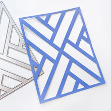 Charger l'image dans la galerie, Catherine Pooler - Cover Plate Die - Greenhouse Gate. Add the lattice texture of a Greenhouse Gate to your next card. The Greenhouse Gate Cover Plate will be beautiful with ink blended behind it or even white on white for a simple geometric look. Available at Embellish Away located in Bowmanville Ontario Canada.
