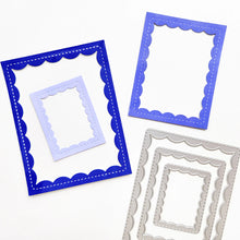 Load image into Gallery viewer, Catherine Pooler - Die - Ruffles for Rectangles. Available at Embellish Away located in Bowmanville Ontario Canada. Example by Catherine Pooler Designs.
