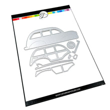 Load image into Gallery viewer, Catherine Pooler - Dies - Woodie Wagon. The Woodie Wagon Die is a unique and fun layered accent die to build your own classic beach buggy. This classic 1940's design vehicle has become a surf-icon...and we didn't forget the surf board and roof rack! Available at Embellish Away located in Bowmanville Ontario Canada.
