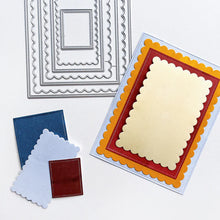 Charger l'image dans la galerie, Catherine Pooler - Frame Die - Dots &amp; Scallops. One of our favorites is the Scallops &amp; Dots layering dies, but sometimes we wanted our layers to work the other way around...so introducing the Dot &amp; Scallops Dies. Available at Embellish Away located in Bowmanville Ontario Canada.
