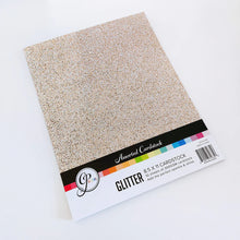 Cargar imagen en el visor de la galería, Catherine Pooler - 8.5" x 11" Glitter Cardstock - Assorted. Available at Embellish Away located in Bowmanville Ontario Canada
