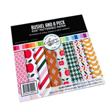 Load image into Gallery viewer, Catherine Pooler - Patterned Paper - Bushel and a Peck. I love this paper....a bushel and a peck! The Bushel and a Peck Patterned Paper features a fun and modern mix of apple prints and fun patterns. Available at Embellish Away located in Bowmanville Ontario Canada.
