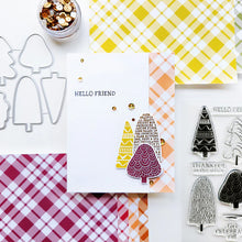 Load image into Gallery viewer, Catherine Pooler - Stamp &amp; Die Set - Printed Trees. We adore patterned anything! Available at Embellish Away located in Bowmanville Ontario Canada. card by Catherine pooler Designs.
