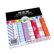 Load image into Gallery viewer, Catherine Pooler - Patterned Paper - Par-Tay Time. One look at this paper pack and you will know it is Par-Tay Time! This Patterned Paper if bright, bold and modern. It has you covered from the balloons and candles to the scalloped icing and sprinkles! Available at Embellish Away located in Bowmanville Ontario Canada.
