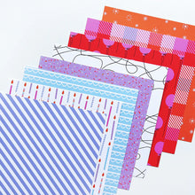 Load image into Gallery viewer, Catherine Pooler - Patterned Paper - Par-Tay Time. One look at this paper pack and you will know it is Par-Tay Time! This Patterned Paper if bright, bold and modern. It has you covered from the balloons and candles to the scalloped icing and sprinkles! Available at Embellish Away located in Bowmanville Ontario Canada.

